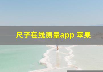 尺子在线测量app 苹果